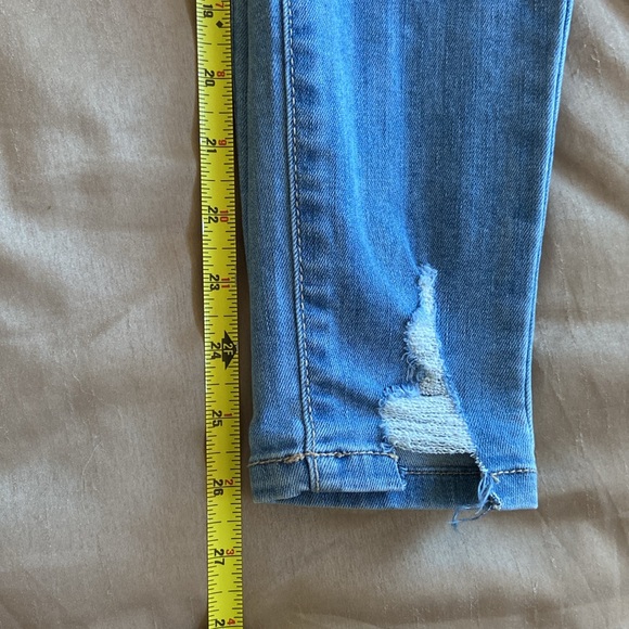 Wax Jean Butt I love you! Distressed style size 7 - Picture 8 of 9